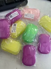 Caja de papel de jabón en caja desechable, portátil, para lavar las manos, hojas de rebanada perfumadas, Mini papel de jabón de viaje práctico, 1 caja