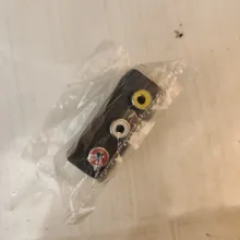 Audio-Video-Adapter Scart Female PS4 Input for 3RCA VCR TV Wii Dvd Phono AV High-Quality