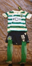 Kit para niños 20 21 Sporting Lisboa corriendo 2020 camisetas 2021 Lisboa T camisa casa camiseta y corto