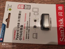 Flash-Drive Extreme Sandisk-Pen Drive128gb SDDDC2 Type-C Dual USB3.1 16GB 256GB Otg Usb