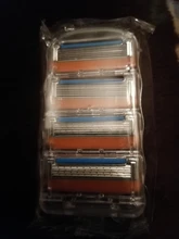 Gillette-Cuchillas de afeitar para hombre Fusion, 5 capas, cuchillas de seguridad, acero inoxidable, cuidado de la cara, 4 unidades