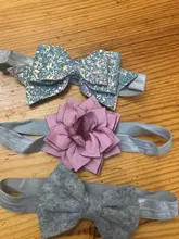 Conjunto de Diadema con lazo para niñas pequeñas, Bandage para la cabeza, prendas para la cabeza para niños, diadema de flores, accesorios de ropa infantil, 3 uds.