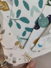 Bebé triángulo Algodón Doble Baberos 5 unids/lote de impresión de dibujos animados de Saliva toalla bebé niños niñas alimentación delantal baberos Bandana de algodón