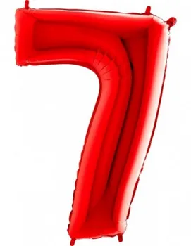 Balloon Number 7 Red 66cm 
Balloon Number 7 Red 66cm