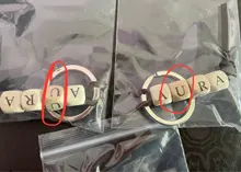 Llavero personalizado con nombre de madera, regalo de Navidad, etiqueta de regalo Favour, hecho a mano, 1 unidad