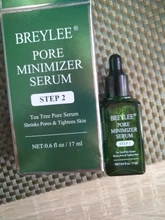BREYLEE-suero de refinación que reduce los poros, esencia hidratante, tratamiento para el acné, crema, Control de poros, cuidado de la piel, 17ml