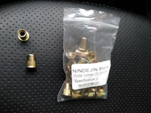 NINDEJIN-tuerca de remache de cabeza plana, m3 m4 m5 m6 m8 m10 m12 de acero inoxidable rivnut, sombrero con remaches chapados en zinc, 2-30 Uds.