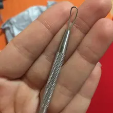 Extractor de espinillas para el cuidado de la piel, tratamiento de imperfecciones de granos, acero inoxidable, limpieza de acné, herramienta de maquillaje de agujas