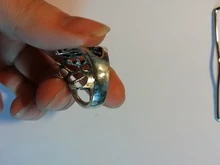 MQCHUN Vintage plata Color anillo de Thranduil Bosque Negro Rey elfo anillo Legolas padre la desolación de Smaug