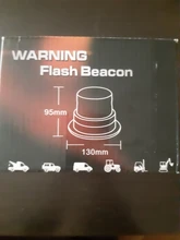 Luz LED giratoria de emergencia para coche, luz de seguridad para el tráfico, luz magnética para techo, estroboscópico Flash