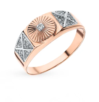Silver ring with diamonds sunlight sample 925 
Silver ring with diamonds sunlight sample 925