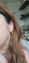 Pendientes de aro con colgante de plata de ley 2021 para mujer, aretes pequeños con colgante de Animal de ojo de abeja, relámpago, 925