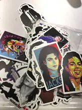 10/50 Uds Michael Jackson pegatinas de grafiti DIY Adhesivo resistente al agua de PVC calcomanías para Skateboard refrigerador portátil pegatinas para guitarra