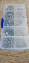 Retaining Ring Clip Washer Metalworking 304-Stainless-Steel Fastener Assortment-Kit Shaft