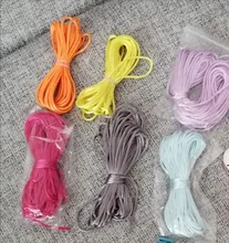 TYRY.HU-cordón de nailon satinado MultiColor de 10 metros, cuerda sólida para cuentas para confeccionar joyas de algodón para bebés, de seda trenzada de 2mm