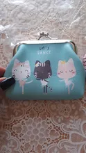 Monedero de gato de dibujos animados para mujer, mini carteras de mujer, bolso de mano, monedero con cerrojo, monedero