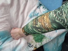 1PC 3D tatuaje impreso al aire libre manguitos de ciclismo personalidad calentador de brazo de protección UV bicicleta MTB bicicleta protección para brazos librar mangas