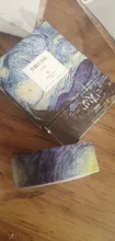 Van Gogh-pintura de cinta Washi para Scrapbooking, bricolaje, decorativo, cinta adhesiva, escuela, oficina, suministro Escolar