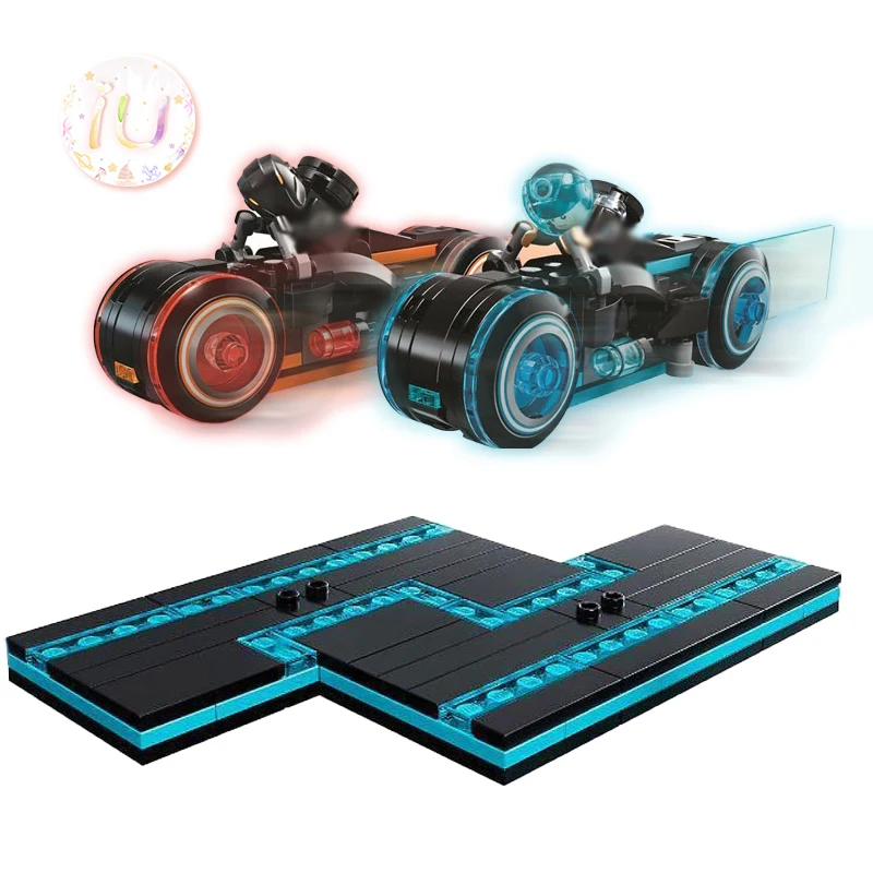 BELA 10881 Movie TRON: Legacy Light Speed Wheel Model Building Blocks Compatible 21314 Birthday Gift Toys For Children 248pcs
BELA 10881 Movie TRON: Legacy Light Speed Wheel Model Building Blocks Compatible 21314 Birthday Gift Toys For Children 248pcs