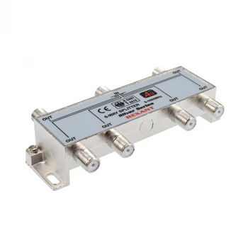 Divider 6 outputs 5-1000 MHz CADENA. Splitter on 6. Used for TV signal Division on 6
Divider 6 outputs 5-1000 MHz CADENA. Splitter on 6. Used for TV signal Division on 6