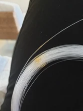 Hilo de nailon transparente de 1mm de diámetro, hilo de pesca no elástico, para abalorios, joyería, HK197, 0,4, 0,5, 0,6, 0,7, 0,8