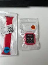 Para carcasa de reloj Apple 40mm 44mm Watch cuero, iWatch 42mm 38mm accesorio de silicona Protector de parachoques Apple watch Serie 3 4 5 se 6