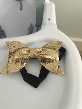 Accesorios para el cabello lazo brillante para niña bebé, diademas elásticas Multicolor, diadema para bebé, sombreros de fiesta de cumpleaños, 1 ud.