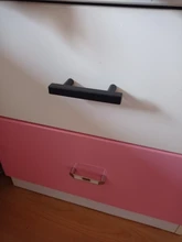 Cabinet Pulls Hardware Knobs Cupboard Drawer-Handles Square T-Bar Kitchen Bathroom Black