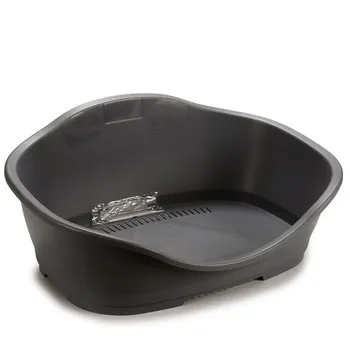 Dog Bed Grey Plastic (80 x 32 x 56 cm) 
Dog Bed Grey Plastic (80 x 32 x 56 cm)