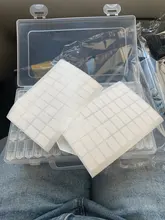 Caja de almacenamiento de accesorios para herramientas de pintura de diamantes, contenedor de cuentas, mosaico de piedras de bordado de diamantes, caja de conveniencia, 64 cajas