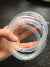 Tubo de manguera de goma de silicona transparente de grado alimenticio, 1M, 3M, 5M, 4, 5, 6, 8, 10, 12mm de diámetro, tubo de leche Flexible, tubo de cerveza, Gel de sílice
