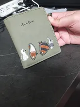 Short Wallet Animal-Print Cute Pouch Coin Purse Portefeuille Small Female Girls Women