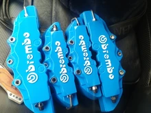 Uds 3D pinza de freno de disco Universal de estilo de disco delantero y trasero Kit de 17 pulgadas 2 piezas medio y 2 piezas pequeñas