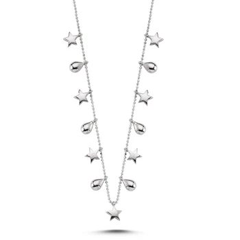 KUTAYDAN Star & Drop Dangle Pendant 925 Sterling Silver
KUTAYDAN Star & Drop Dangle Pendant 925 Sterling Silver