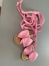 ¡Superventas de 2019! Sandalias de suela blanda para bebé niña, zapatos de verano para niños pequeños, sandalias con cordones y lazo, moda bonita