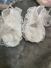 Zapatos de encaje Floral para niña, zapatos de princesa para bebé, primeros pasos, fiesta