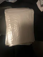 Lote de 50 unidades de bolsas tipo sobre de espuma blanca, sobres acolchados autosellados, sobres con bolsa de burbujas para correo, paquetes de envío