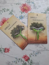 Marcapáginas de hierba de silicona, marcadores de hierba pequeños, Bloc de notas, notas, papelería, regalo de novedad, suministros escolares, 1 ud.