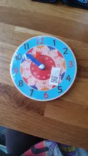 Reloj de madera para niños, Hora Minuto, hora de cognición, relojes de colores, juguetes para enseñanza preescolar temprano