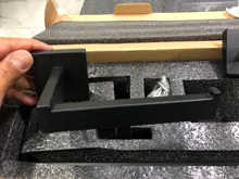 Robe Hook Paper-Holder Bar-Shelf Rail-Bar-Rack Towel Bathroom-Hardware-Set Tissue Black