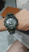 Reloj militar de camuflaje para hombre, pulsera de cuarzo LED resistente al agua hasta 50m, para deportes al aire libre, brújula, termómetro, reloj de emergencia