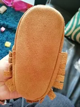 Zapatos de piel de ante para bebé, mocasines de suela blanda antideslizante para recién nacidos