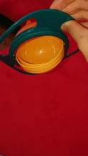Tazón universal tipo Gyro a prueba de derrames para niños, plato giratorio infantil con diseño, práctico con rotación de 360 grados, platos de alimentación sólidos