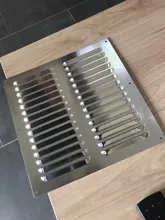 Rendijas de ventilación de aluminio ventilador rejilla Undereave bajo alero persianas de cobre de acero inoxidable lluvia