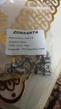 ZONSANTA M1.6 M2 M2.5 M3 M4 M5 M6 Mini Micro pequeño 304 Acero inoxidable Phillips perno plana de cabeza tornillo de cabeza para muebles