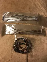 Pulsera elástica de 27 colores para mujer, brazalete pequeño de oro plateado, cuadrado, acrílico, facetas de hematita, cuentas de cristal, BC324