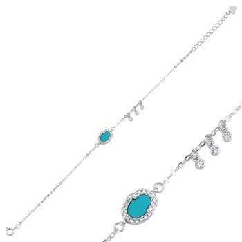 KUTAYDAN 925 Sterling Silver Zircon Stone Fatma Master Hand Bracelet
KUTAYDAN 925 Sterling Silver Zircon Stone Fatma Master Hand Bracelet