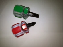 Juego de destornilladores de precisión para reparación de automóviles, Mini cabeza de rábano portátil, mango transparente, herramientas manuales de reparación