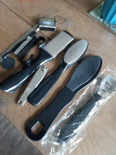 Juego de Herramientas de pedicura 10 en 1, producto para eliminar la piel muerta, para el cuidado de los pies de las uñas, acero inoxidable