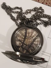 Reloj de bolsillo clásico para hombre y mujer, pulsera de cuarzo con forma de ojo, Ojos de dragón, collar de Lobo, cadena, regalos colgantes, nuevo